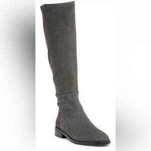 New Stuart Weitzman City Creer Boot Gray Suede Knee High Womens size 7
